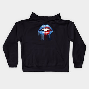 Graphic Lips Kids Hoodie